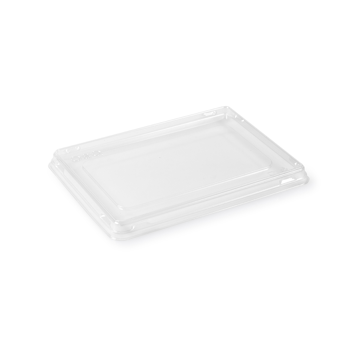 Крышка пластиковая для контейнера 120*132 мм прозрачная