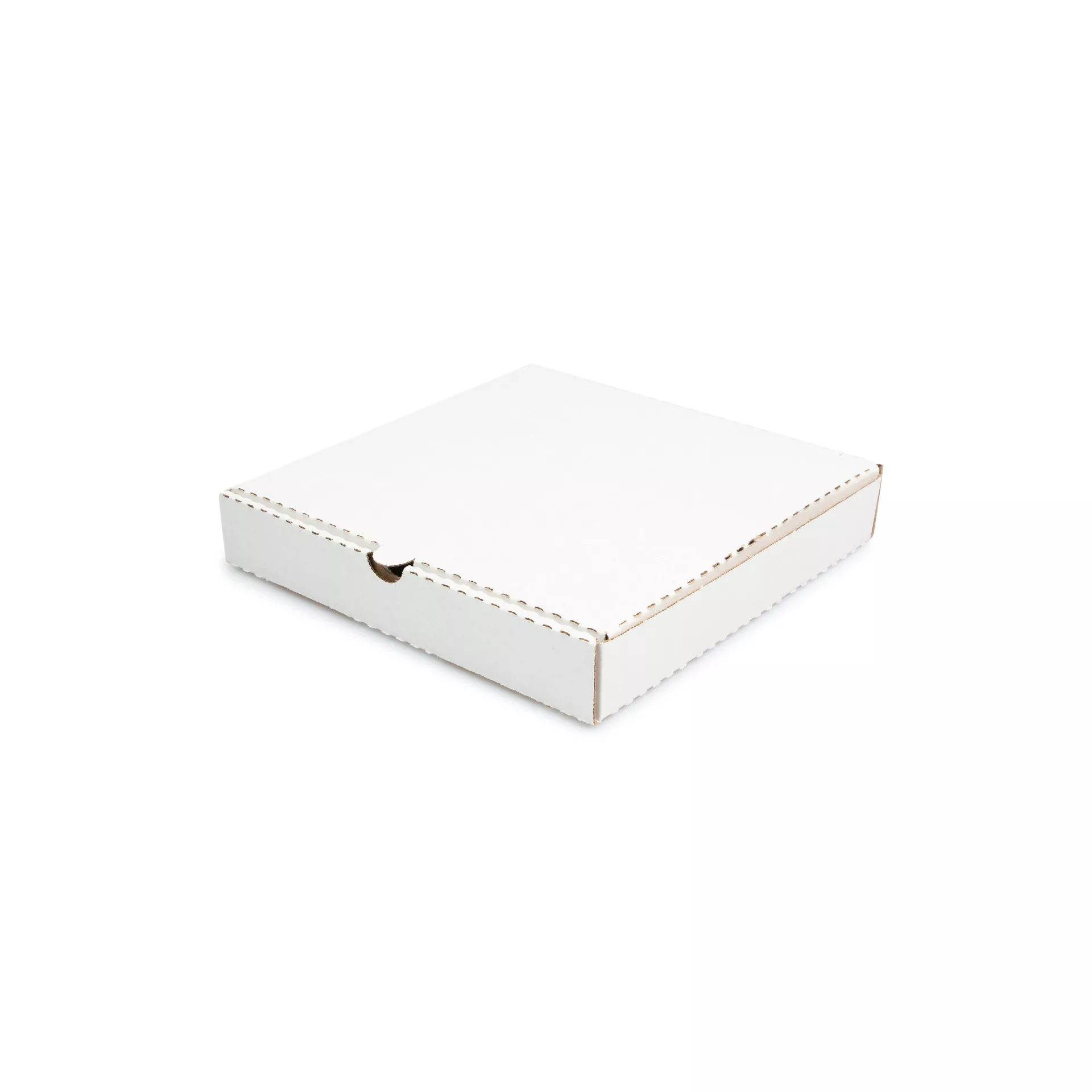 Коробка для пиццы бумажная 250*250*40 мм белая