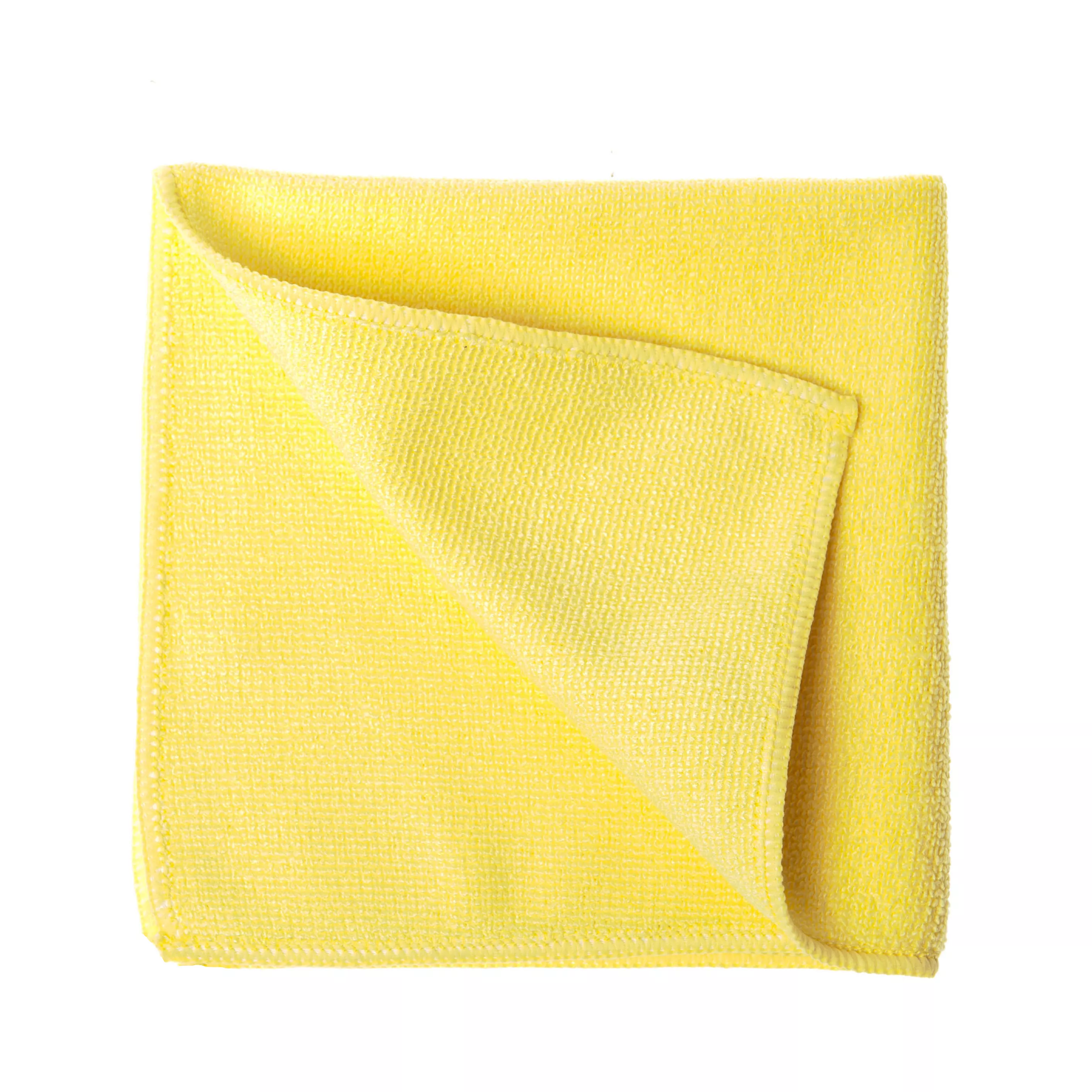 Салфетка универсальная 38*38 см микроволоконная желтая 