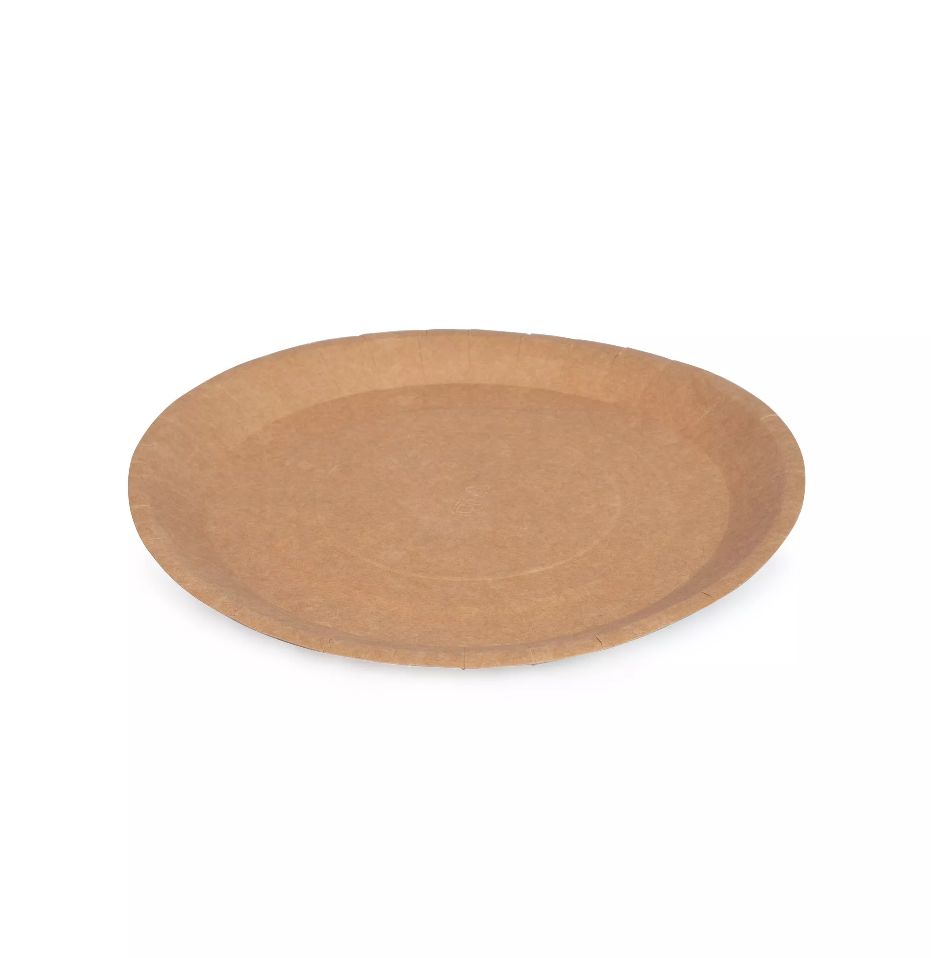 Тарелка d230 бумажная (100шт/уп) крафт