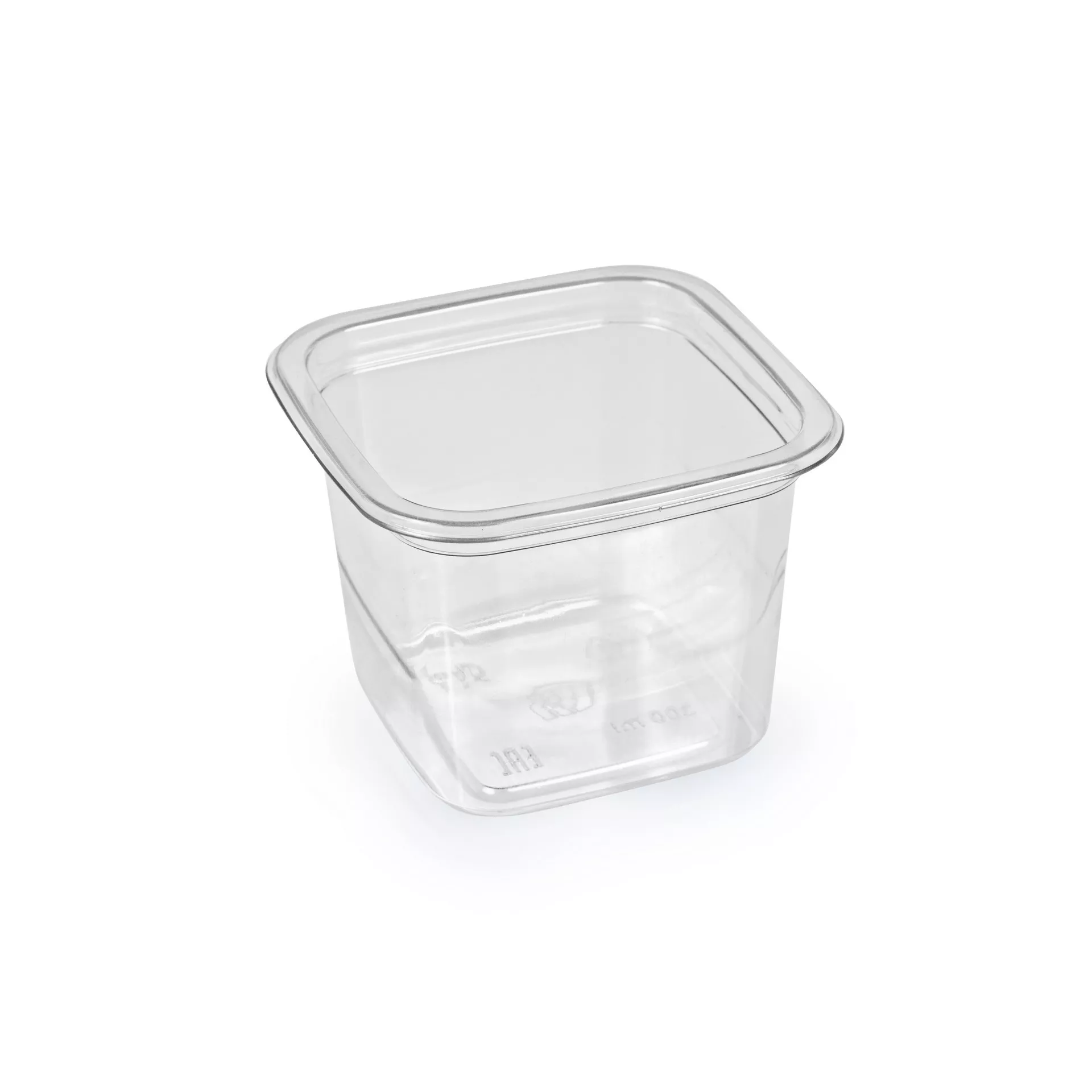 Контейнер квадратный 300мл 93*93*69 ПЭТ (50шт/уп) без крышки прозрачный СпК-0909