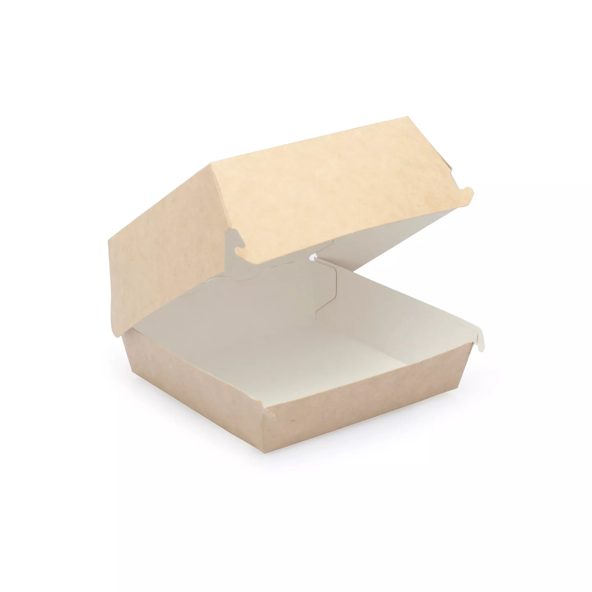 Упаковка бумажная для бургера 102/108x102/118х60 (55шт/уп) крафт M