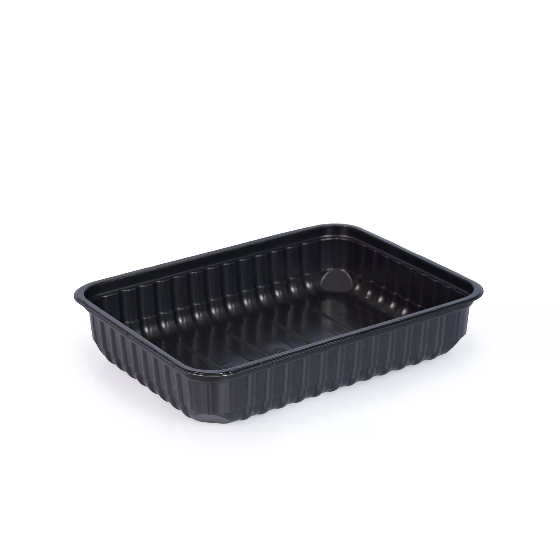  Контейнер прямоугольный 500мл 179*132*37 ПП (50шт/уп) без крышки черный