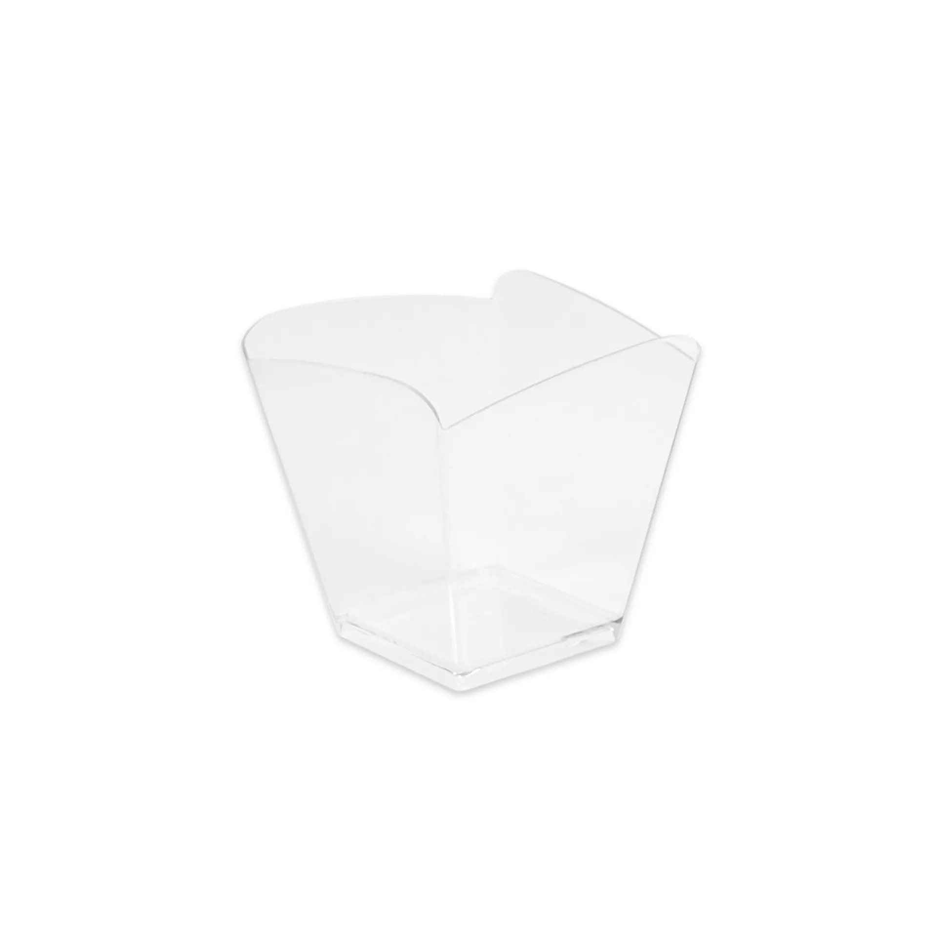 Форма пластиковая 95 мл прозрачная "Волна"