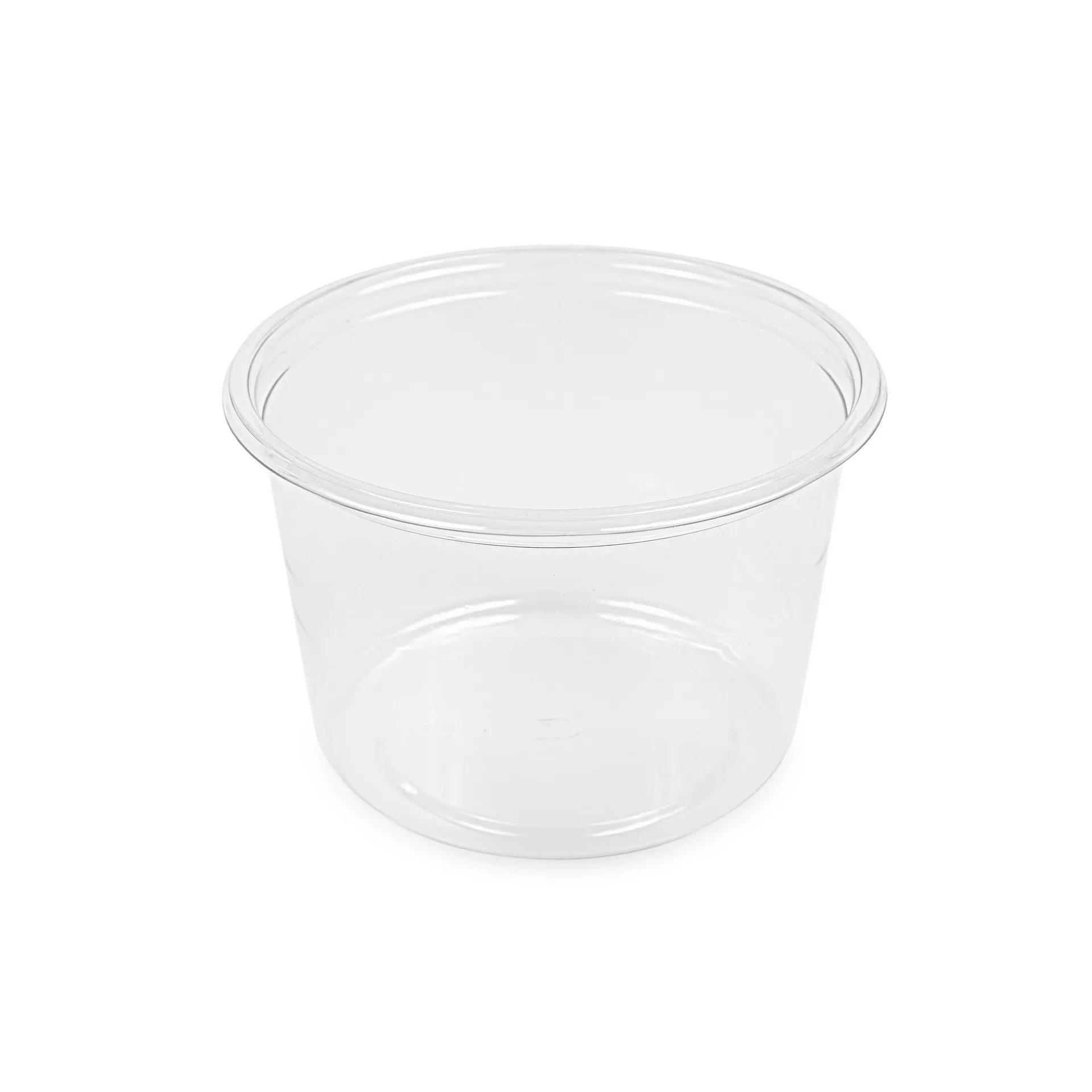 Контейнер круглый 750мл ПЭТ (70шт/уп) без крышки прозрачный СпК-131