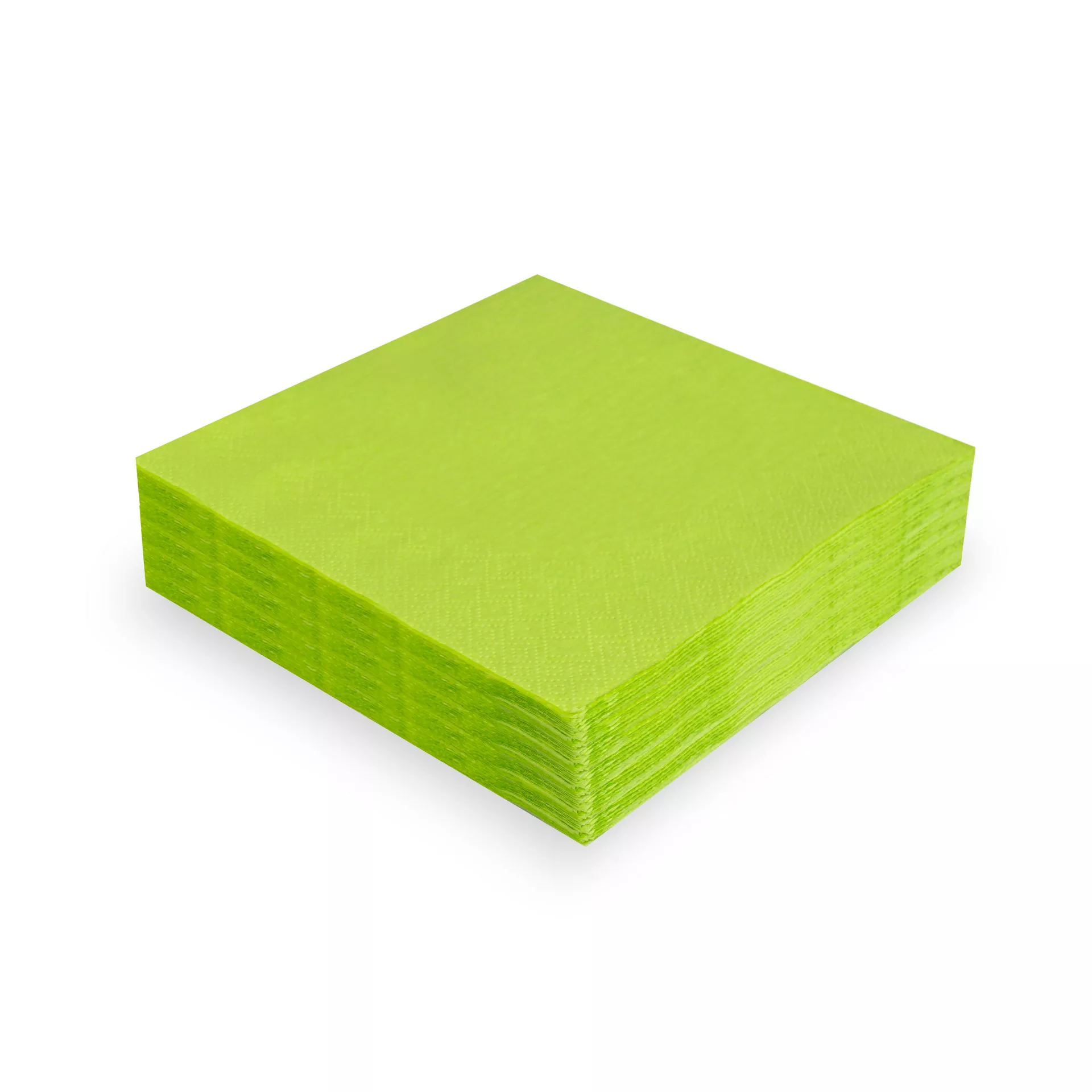 Салфетка трехслойная 1/4 сложения 330*330 мм салатовая