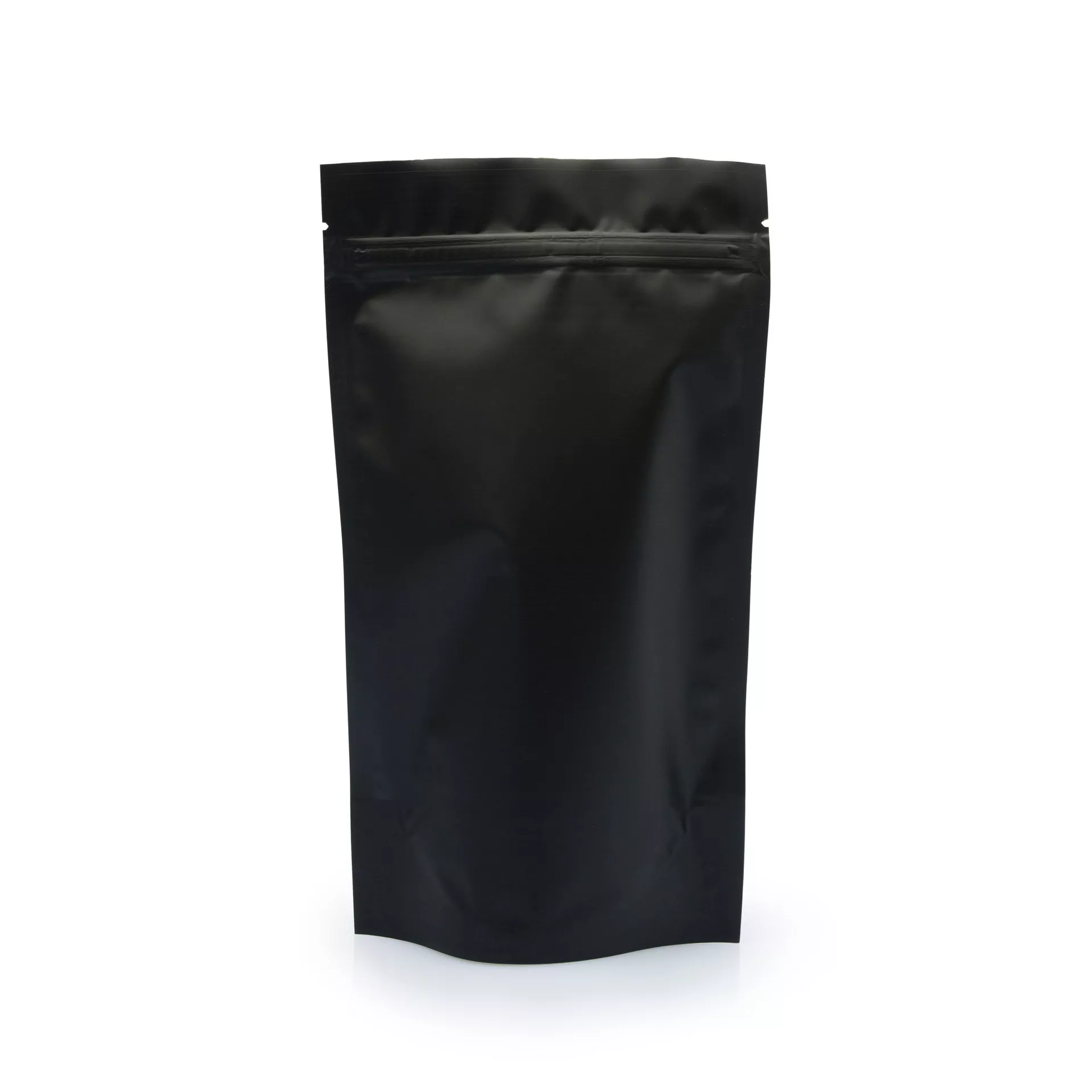 Пакет дой пак с замком зип лок 135*225 мм черный матовый