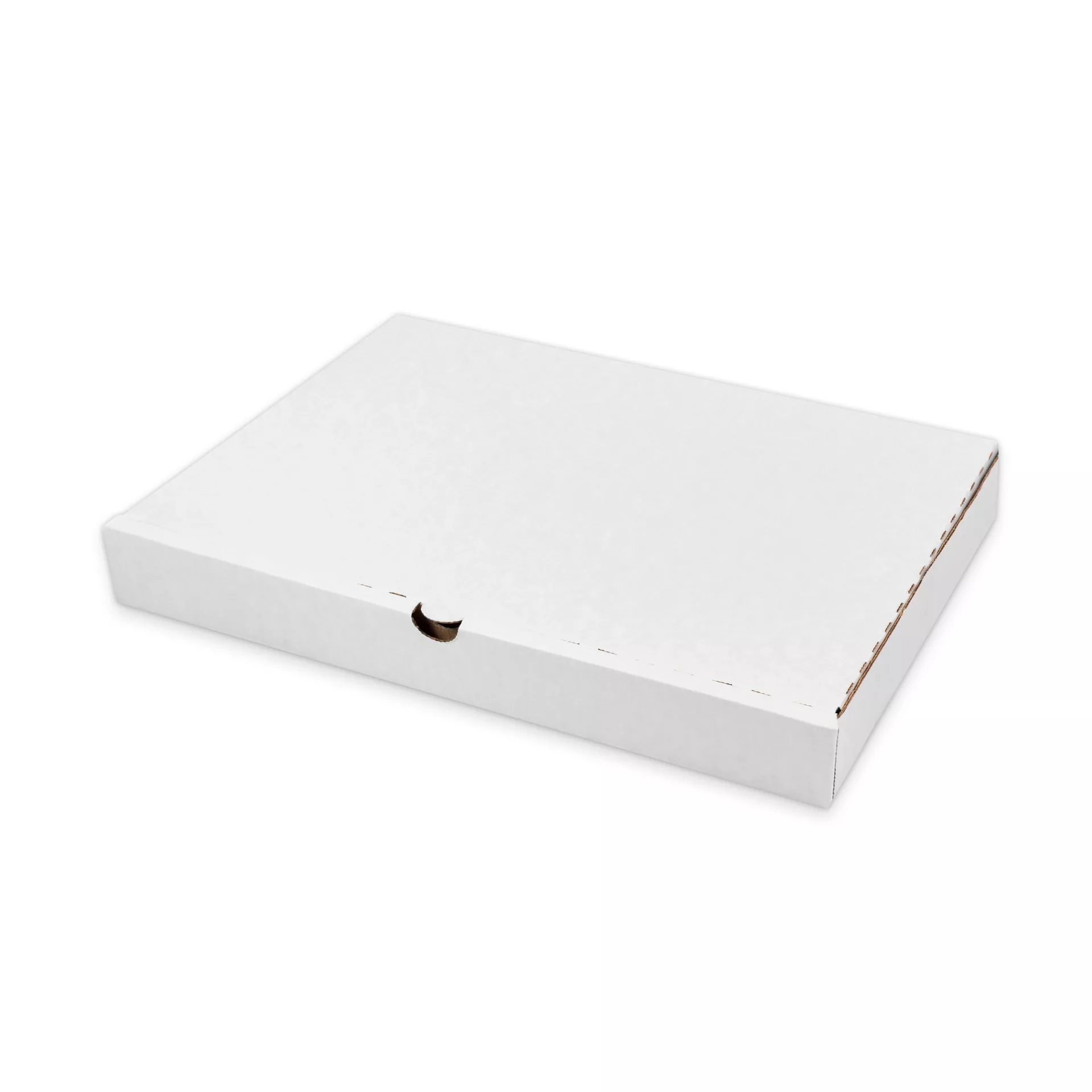 Коробка для пирога бумажная 230*330*40 мм белая