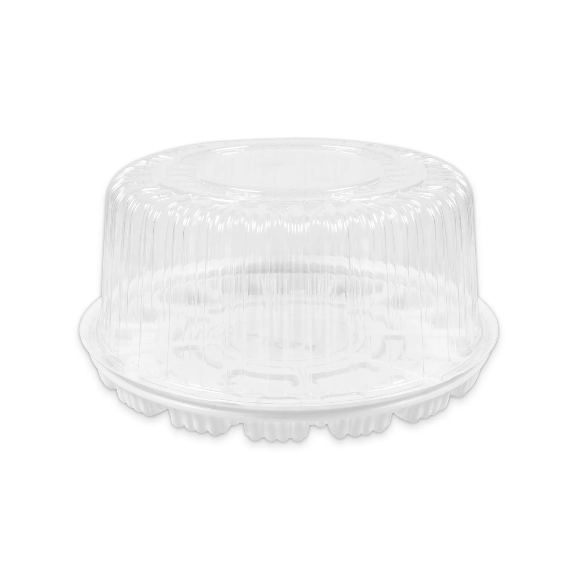 Коробка пластиковая для торта 255*130 мм с прозрачной крышкой в комплекте