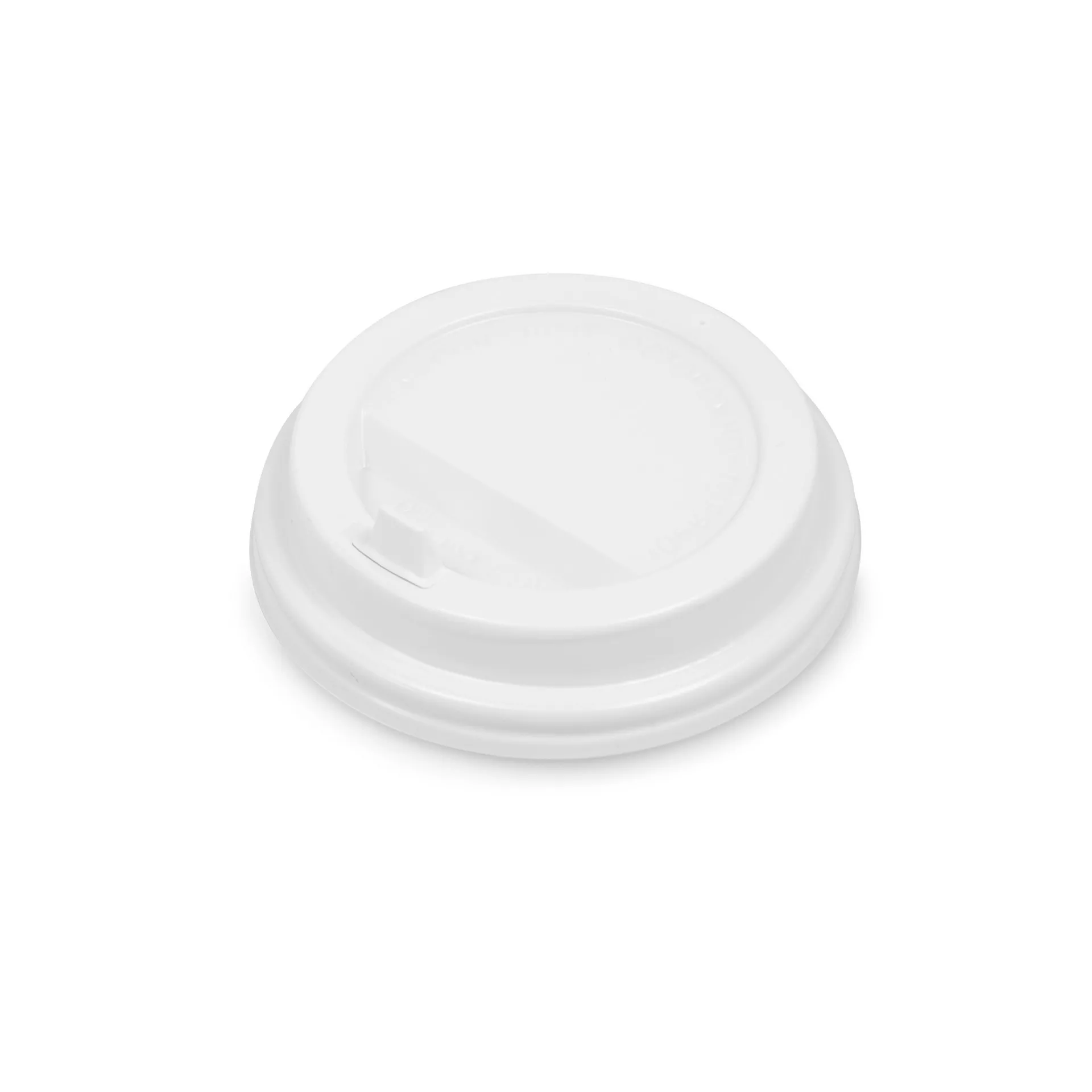 Крышка д/стакана PS d-90 (50шт) с откидным питейником белая