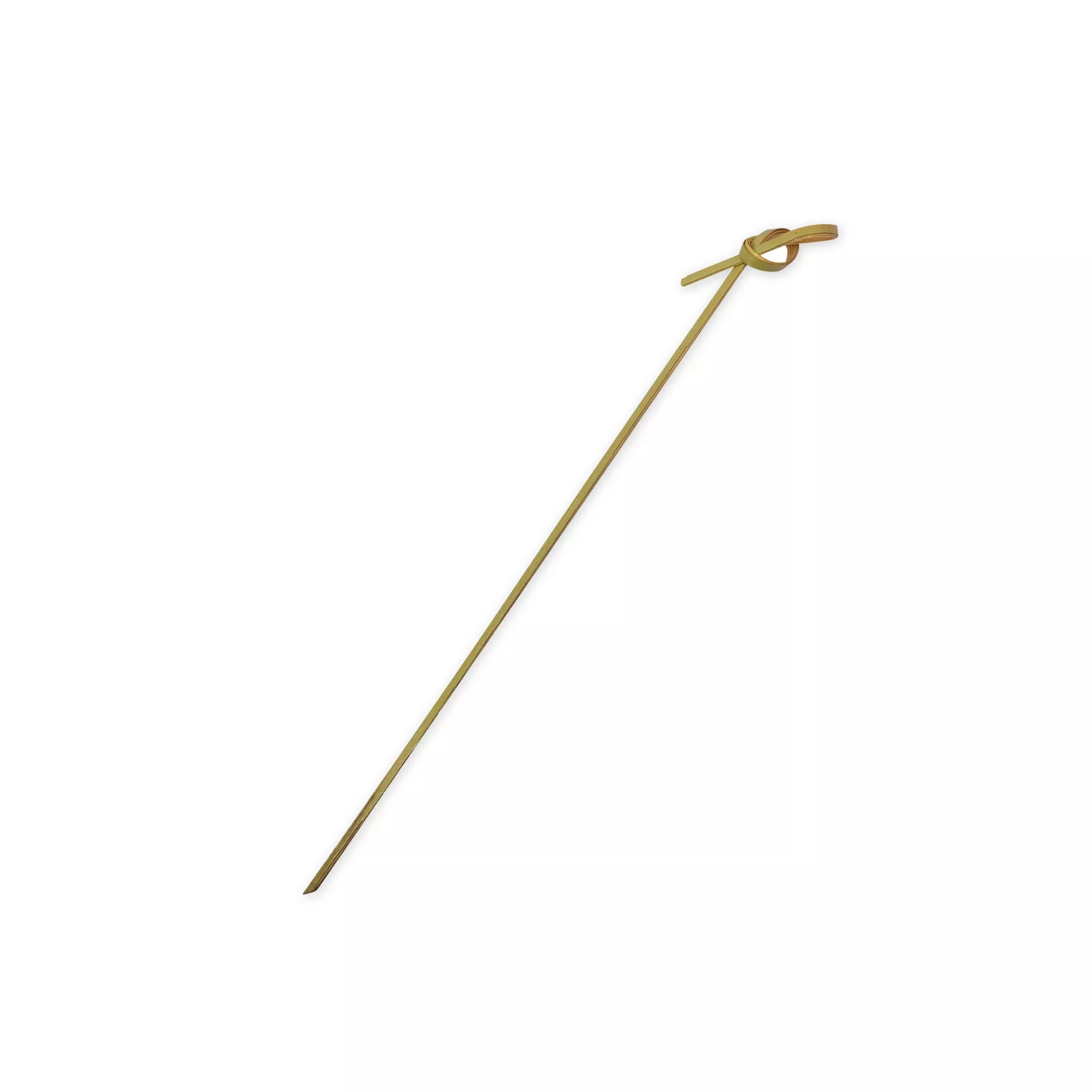 Шпажка для канапе бамбуковая 100 мм узелок