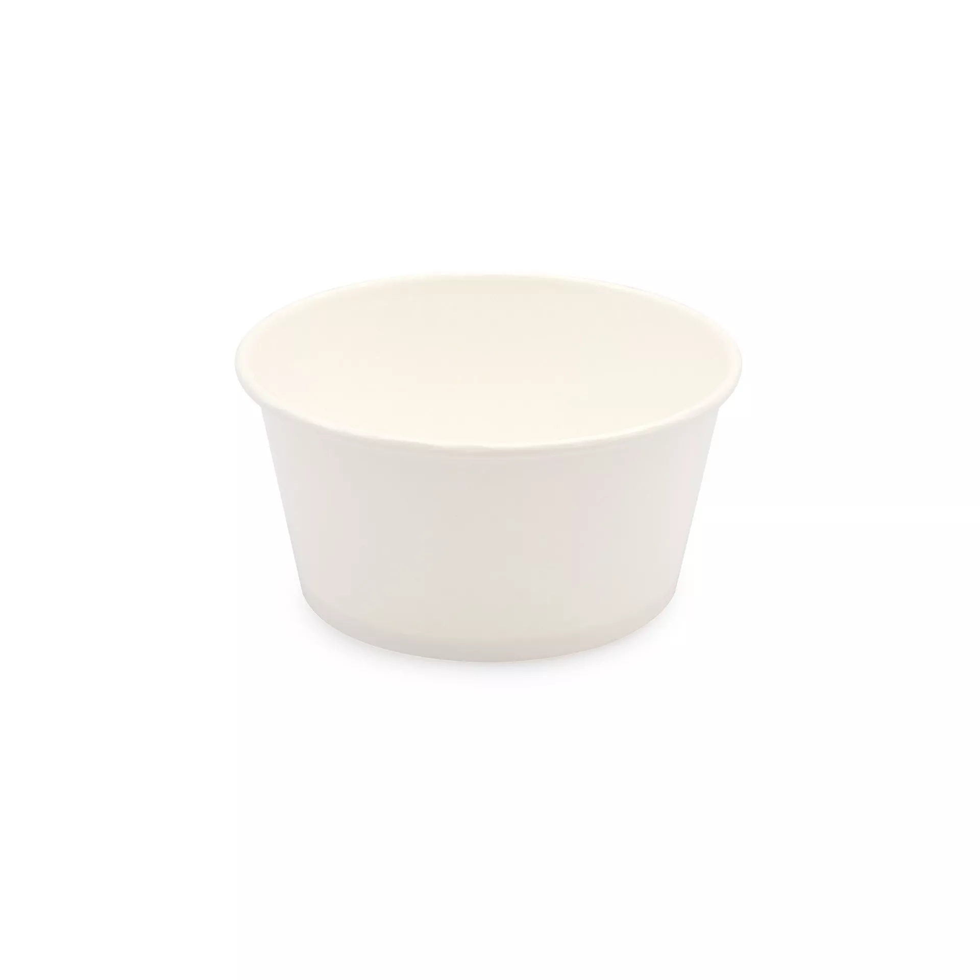 Контейнер бумажный 330 мл диаметр 114 мм белый