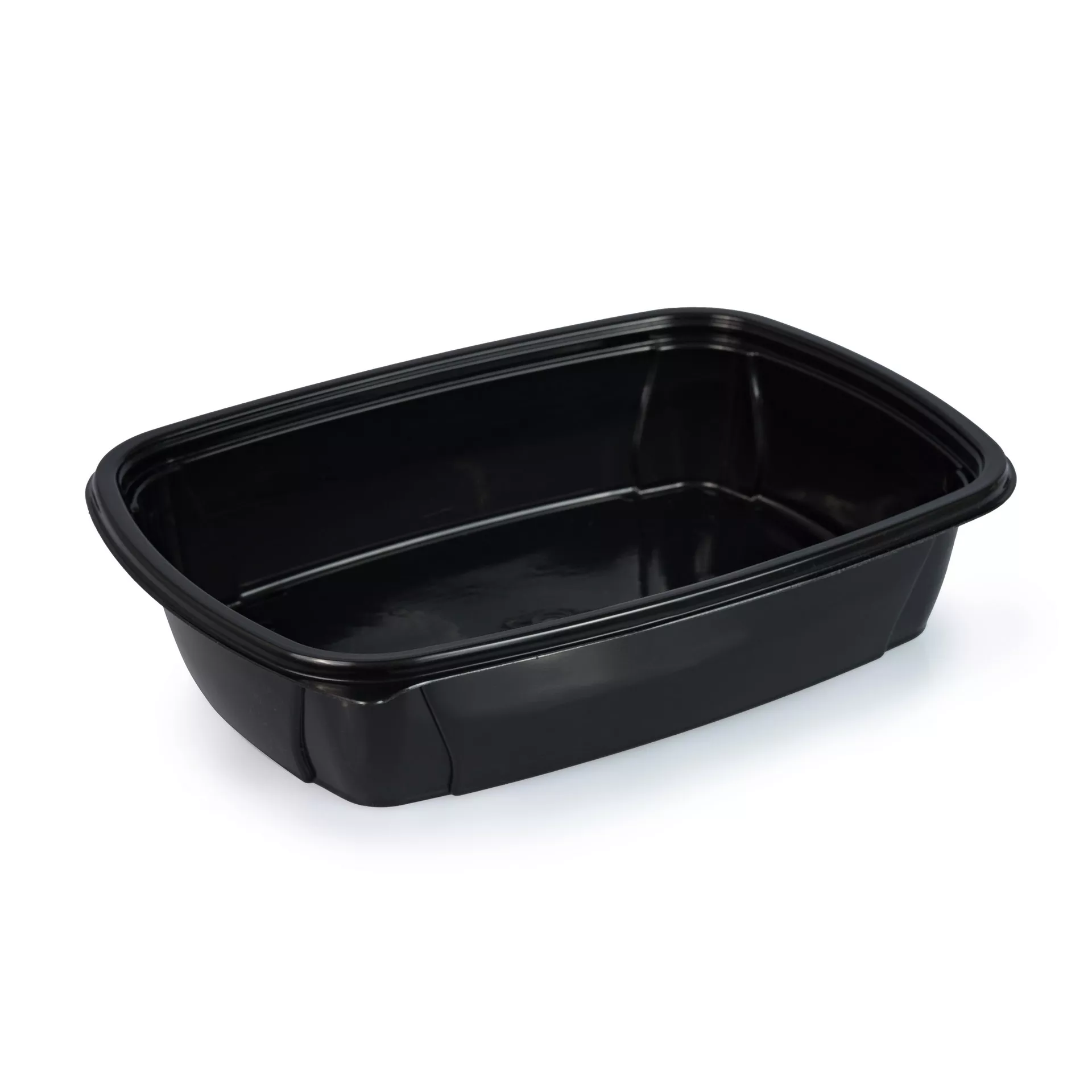 Контейнер прямоугольный 1000мл 230*170*50 ПП (50шт/уп) без крышки черный К-230