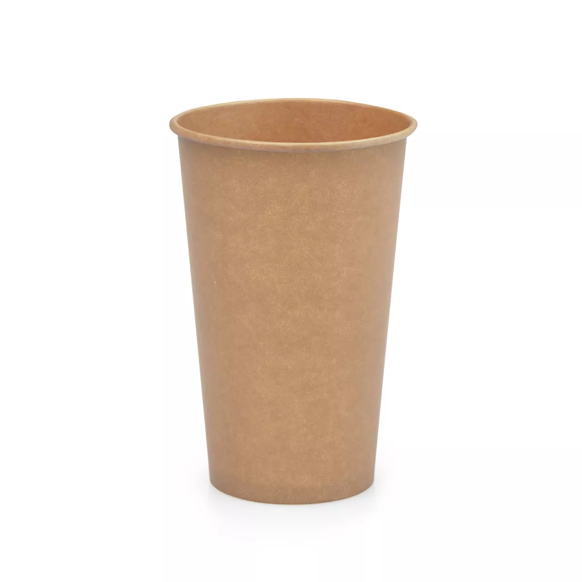 Стакан 500 мл (макс 600) однослойный диаметр 90 мм крафт (внутри крафт)