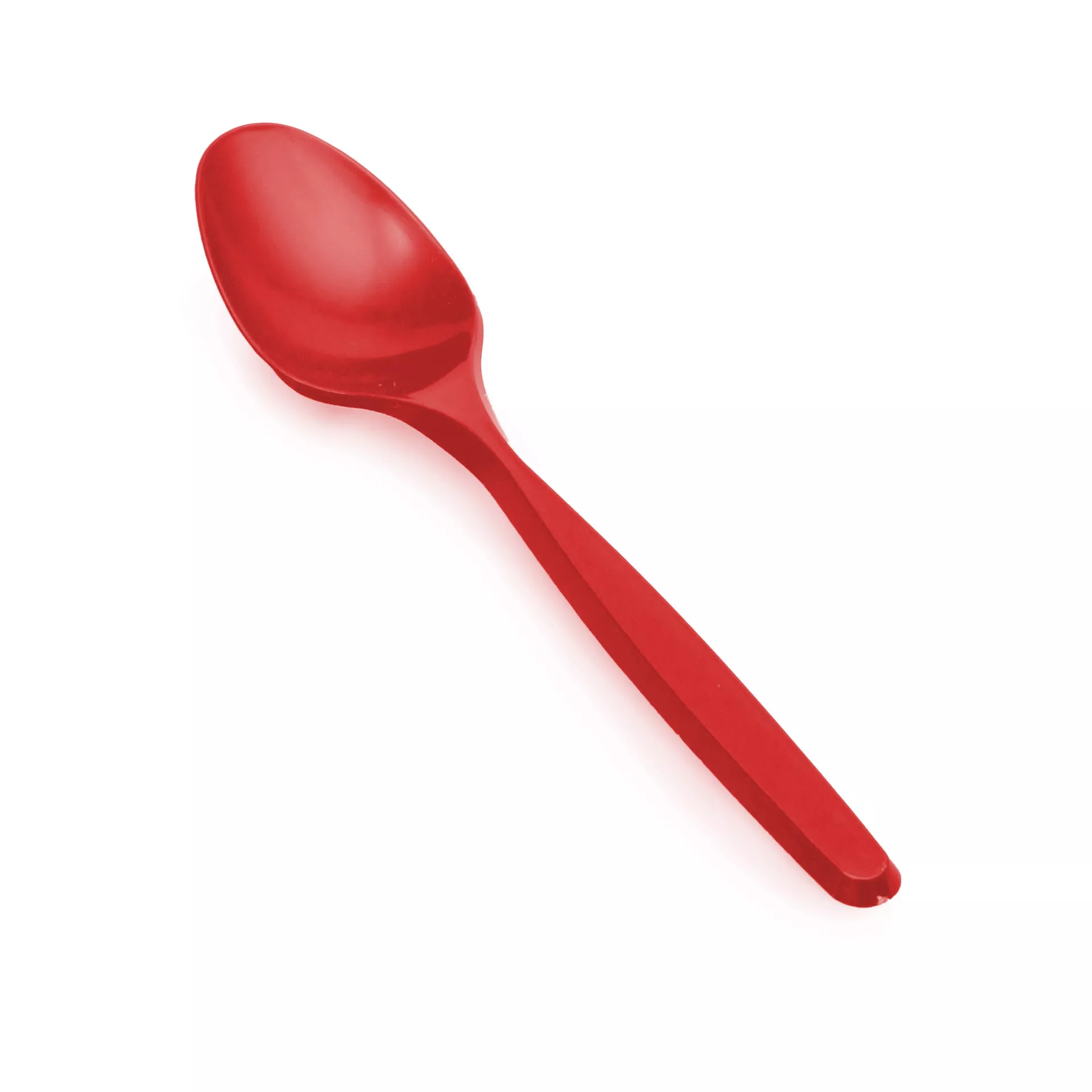 Ложка пластиковая 180 мм красная столовая