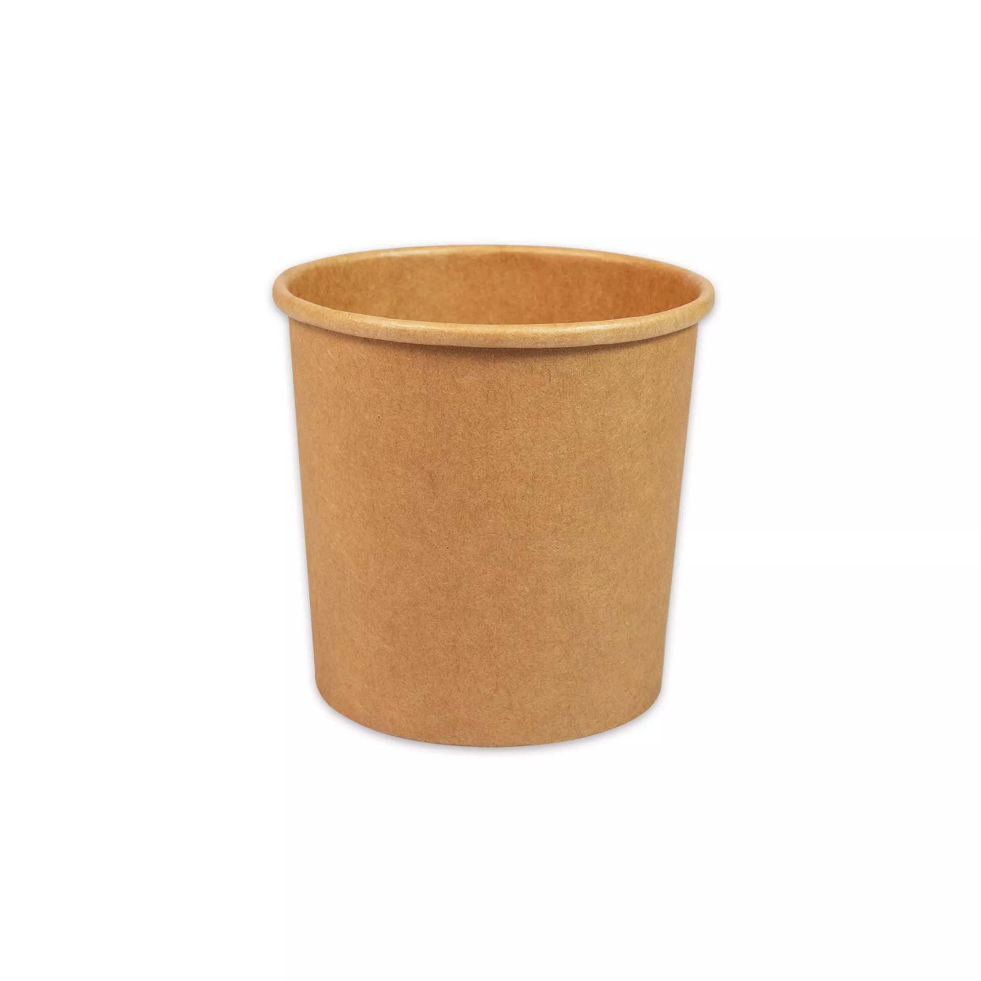Контейнер бумажный 340 мл крафт диаметр 90 мм высота 85 мм