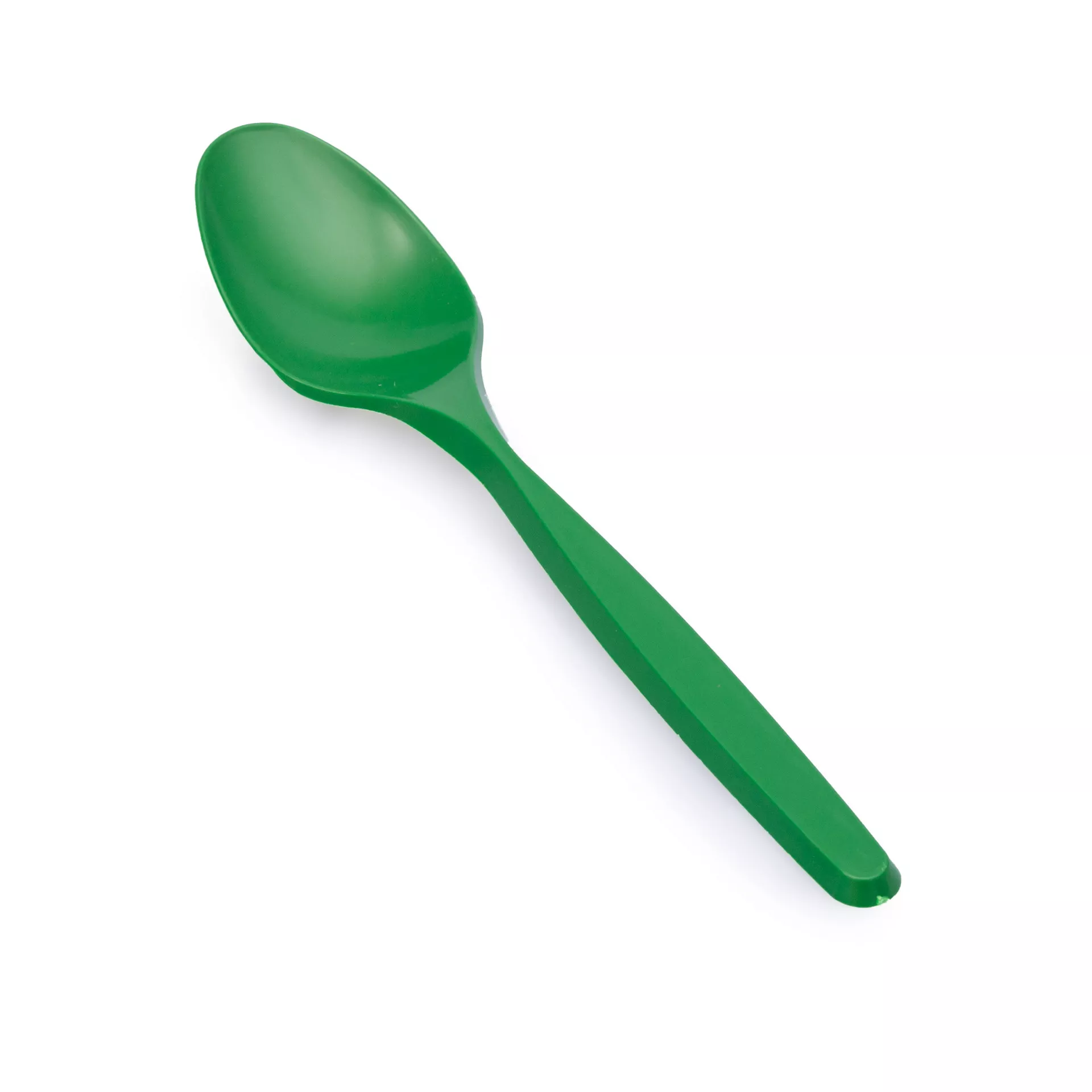 Ложка пластиковая 180 мм зеленая столовая