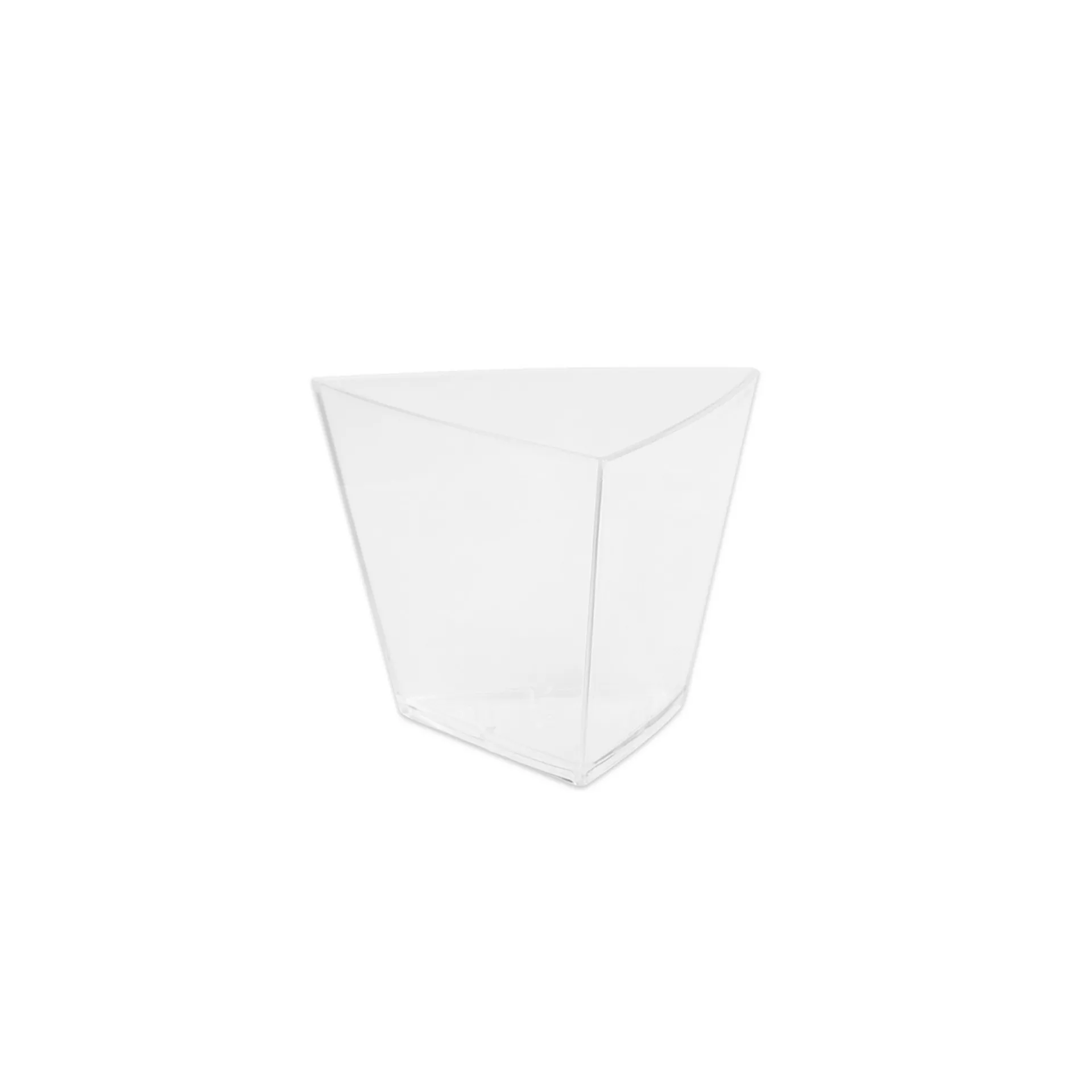 Форма пластиковая 45 мл прозрачная "Малый треугольник"